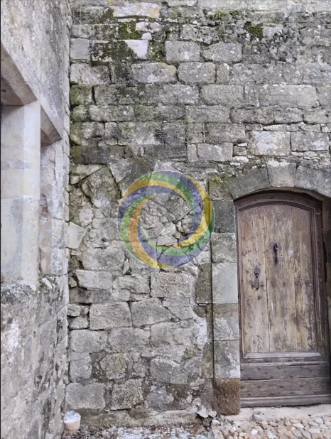 01-Mur pierre chateau mousses et lichens