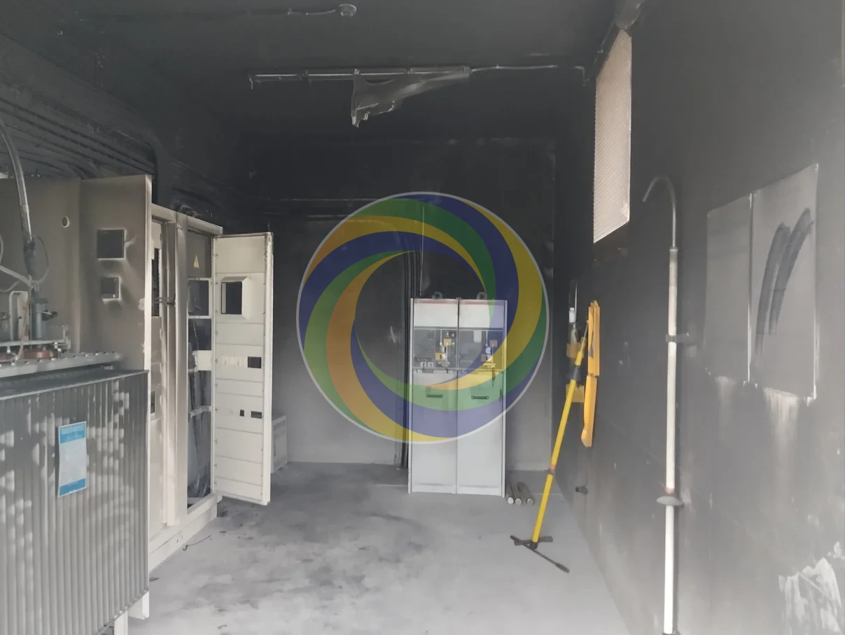 01-Nettoyage Complet Cabine Haute Tension Fond Suie