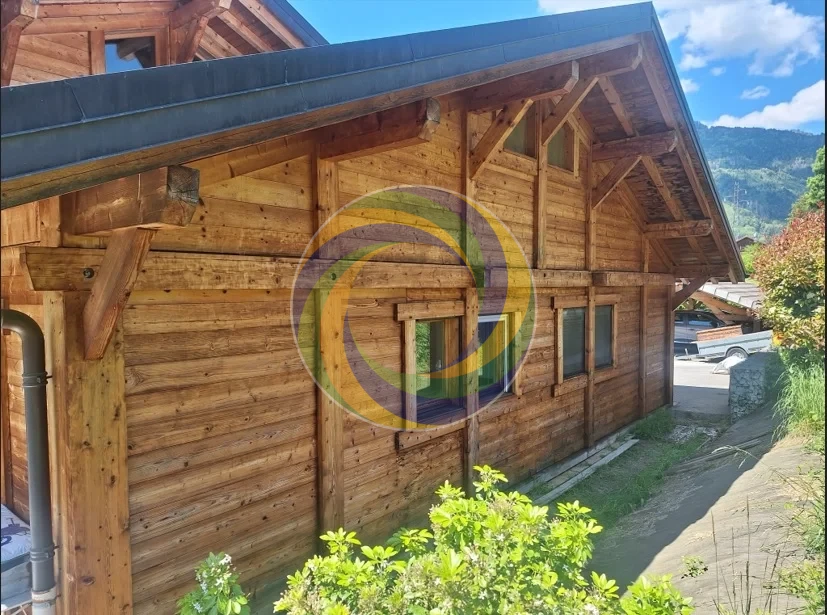 02-nettoyage face Nord chalet en bois